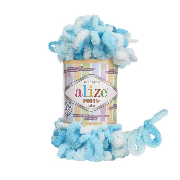 PUFFY COLOR- 100% Micropolyester, 100 gr/ 9m, Nr 5924