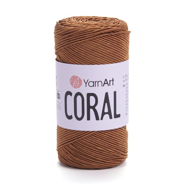 CORAL YarnArt- 50% cotton, 50% polyester, 200gr/ 200m, Nr 1904