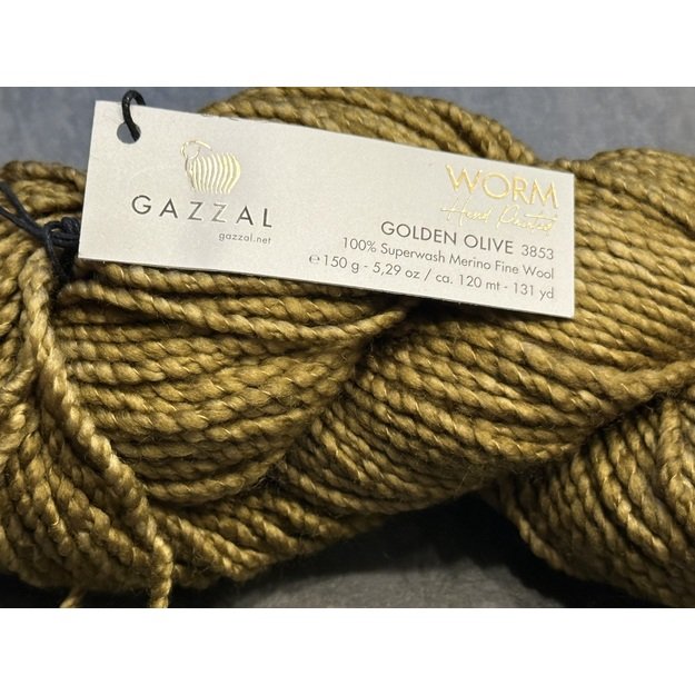 WORM Gazzal- 100% Superwash Merino Fine Wool, 150gr/ 120m, Nr 3853