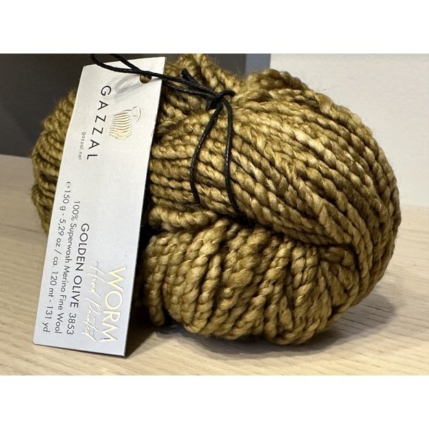 WORM Gazzal- 100% Superwash Merino Fine Wool, 150gr/ 120m, Nr 3853