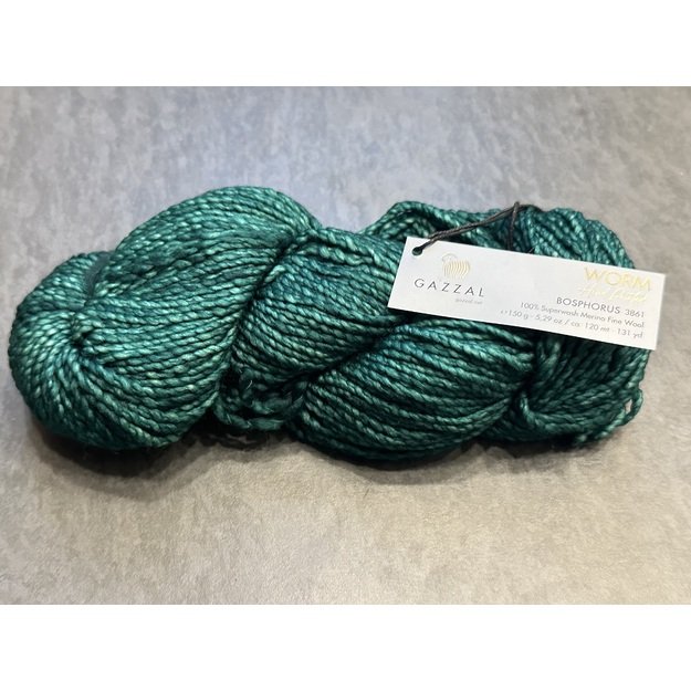 WORM Gazzal- 100% Superwash Merino Fine Wool, 150gr/ 120m, Nr 3861