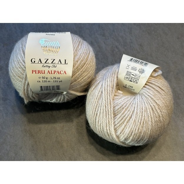 PERU ALPACA Gazzal- 45% acrylic, 30% merino wool, 25% super fine alpaca, 50gr/ 120m, Nr 2306