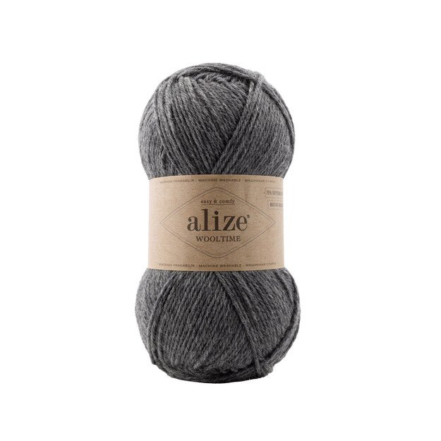 WOOLTIME Alize- 75% Superwash wool, 25% Polyamide, 100gr 200m, Nr 182