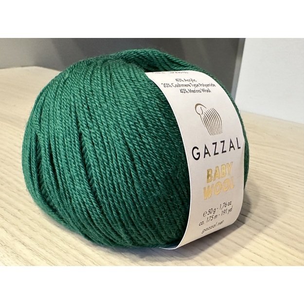 BABY WOOL Gazzal- 40% acrylic, 20% cashmere PA, 40% lana merino, 50gr/ 175m, Nr 814