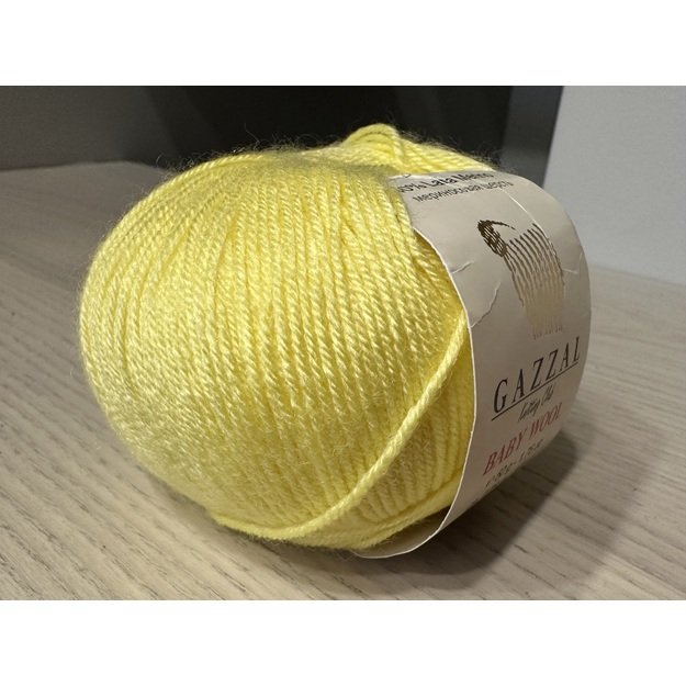 BABY WOOL Gazzal- 40% acrylic, 20% cashmere PA, 40% lana merino, 50gr/ 175m, Nr 833