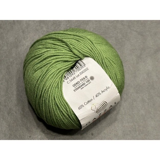 BABY COTTON Gazzal- 60% cotton, 40% acrylic, 50gr/ 165m, Nr 3448