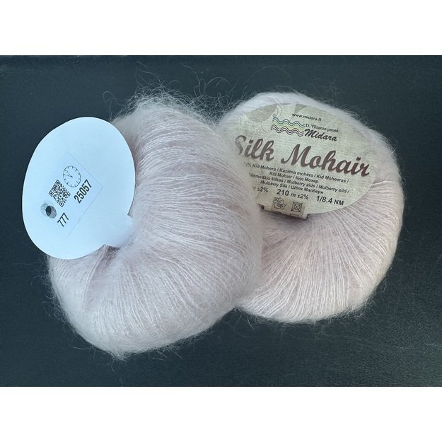 SILK MOHAIR- 72% Kid Mohair, 28% Mulberry Silk, 25gr/ 210m, Nr S-777 1