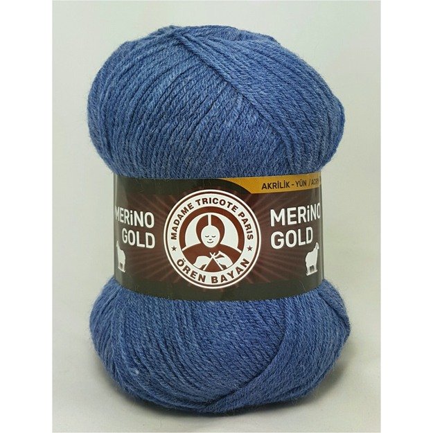 MERINO GOLD MT- 49% Wool, 51% acrylic, 100gr/ 400m, Nr 138