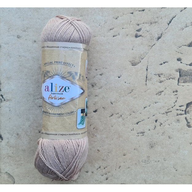 ARTISAN Superwash Alize- 75% SW Wool, 25% Polyamide, 100gr/ 420m, Nr 431