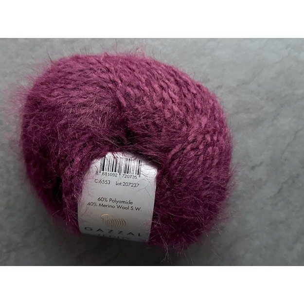 TEDDY Gazzal- 60% Polyamide, 40% Merino wool, 50gr/ 150m, Nr 6553