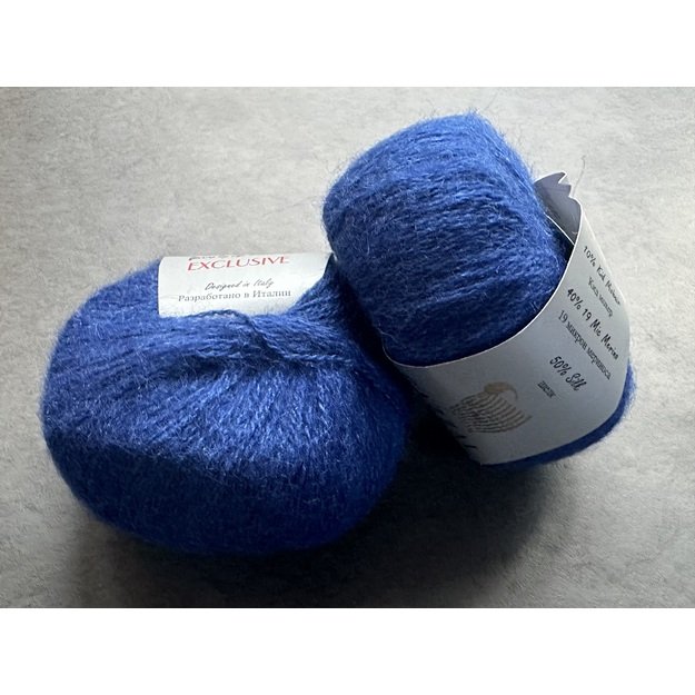 EXCLUSIVE Gazzal- 40% 19Mic merino, 10% kid mohair, 50% mulberry silk, 25gr/ 190m, Nr 9911