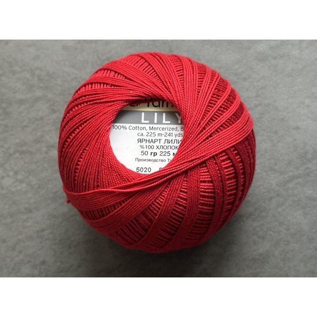 LILY- 100% Cotton Mercerized, 50gr/ 225m, Nr 5020