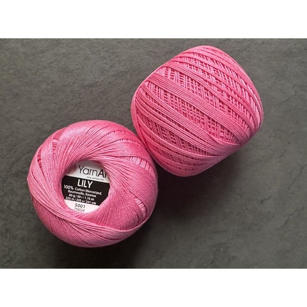 LILY- 100% Cotton Mercerized, 50gr/ 225m, Nr 5001