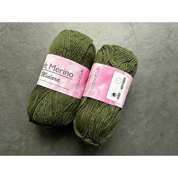 SOFT MERINO- 100% merino wool, 50gr/ 115m, Nr 400