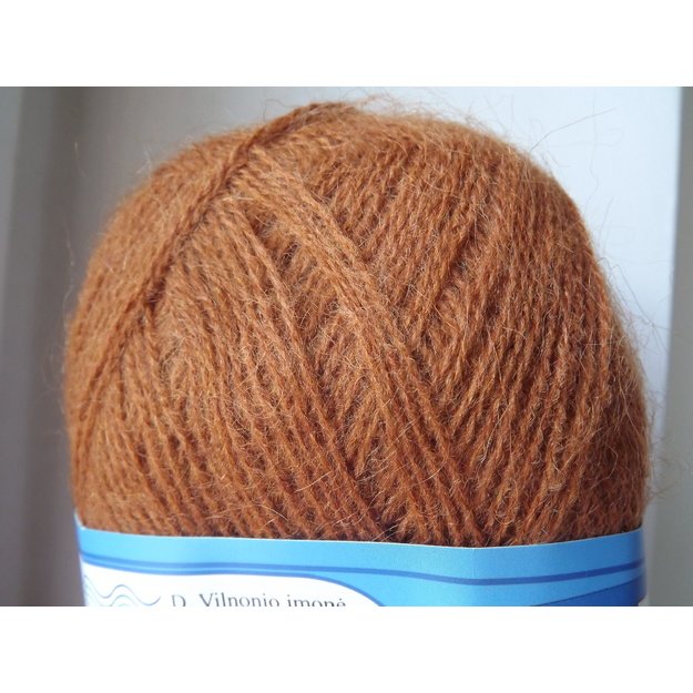 Angora2- 50% Mohair (moheris), 30% Acrylic ( akrilanas), 20% Virgin wool (jauna vilna), 100gr/ 750m, Nr 125