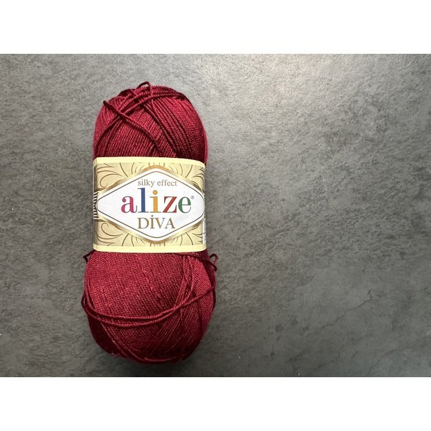 DIVA Alize- 100% microfiber acrylic, 100gr/ 350m, Nr 57