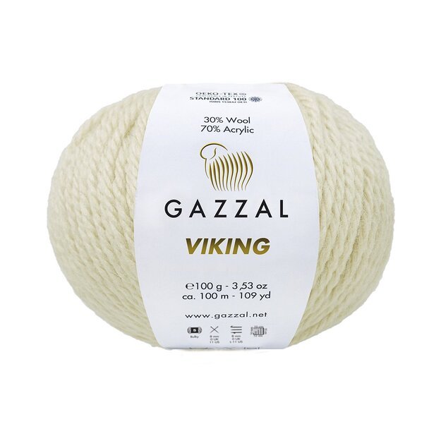 VIKING Gazzal - 70% Acrylic, 30% Wool, 100gr/ 100m, Nr 4001