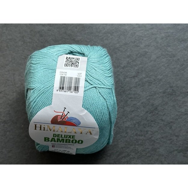 BAMBOO DELUXE Himalaya -60% bamboo, 40% cotton, 100gr/ 250m, Nr 124-18