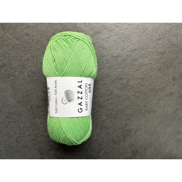 BABY COTTON 205 Gazzal- 50% cotton, 50% acrylic, 50 gr/ 205m, Nr 529