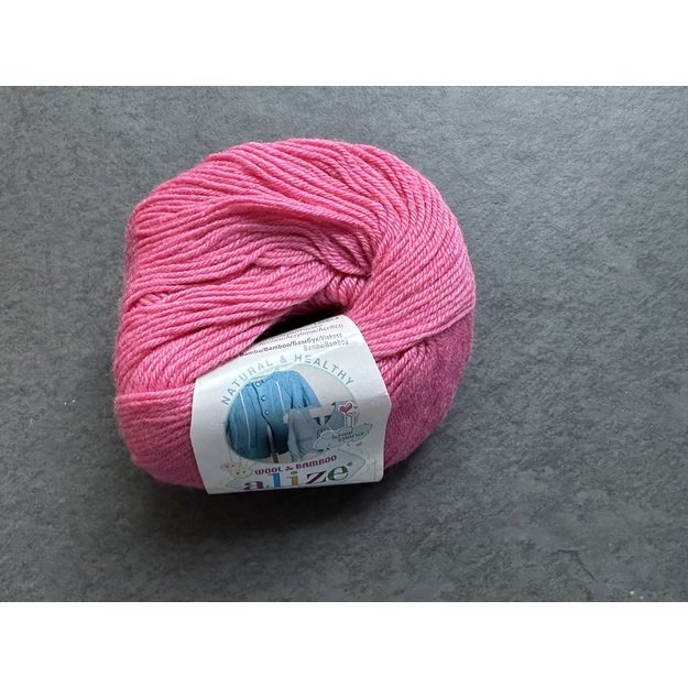 BABY WOOL Alize- 40% Wool, 40% Acrylic, 20% Bamboo, 50gr/ 175m, Nr 33