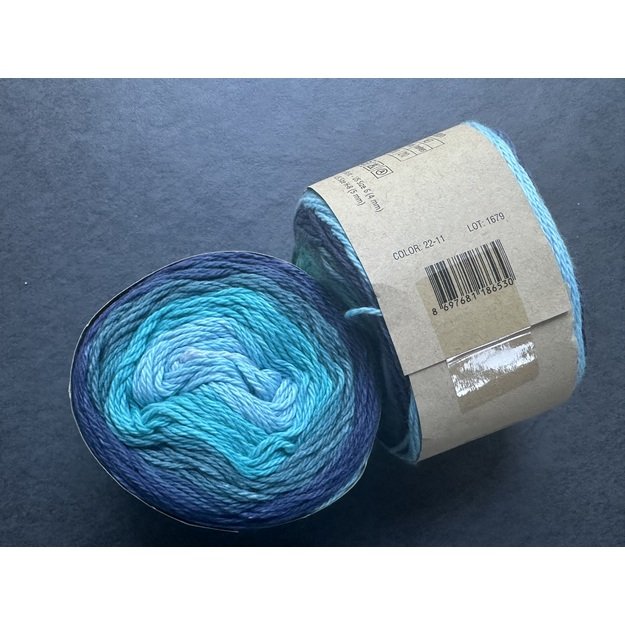 COTTON ROYAL COLOR WAVES FN- 100% Cotton, 100gr/ 210m, Nr 22-11