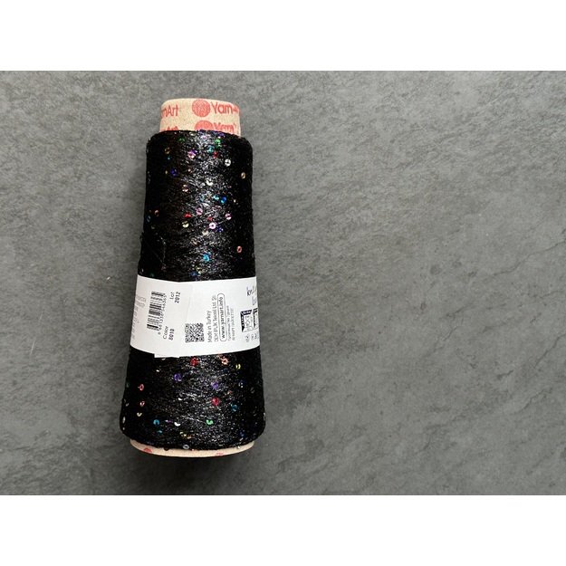 PAILLETTES YarnArt - 75% Metallic Polyester, 25% Payette poliester, 50gr/ 800m, Nr 8010