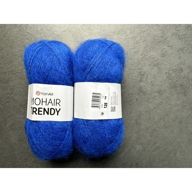 MOHAIR TRENDY YarnArt- 50% mohair, 50% acrylic, 100gr/ 220m, Nr 128