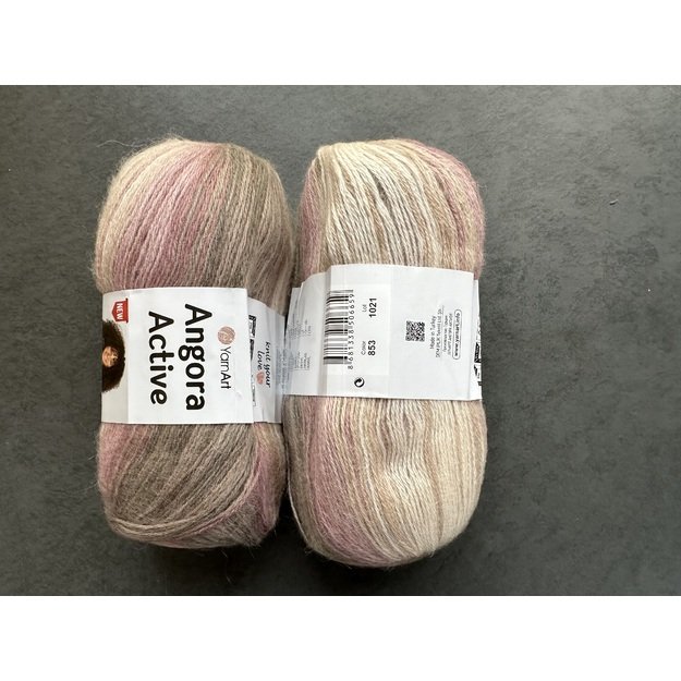 ANGORA  ACTIVE YarnArt- 20% wool, 80% acrylic, 100gr/ 500m, Nr 853