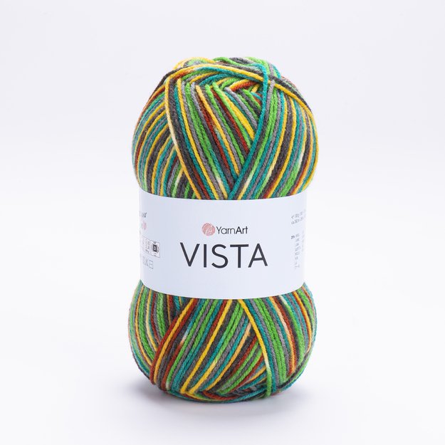 VISTA YarnArt - 25% wool,  75% acrylic, 100gr/ 280m Nr 5321