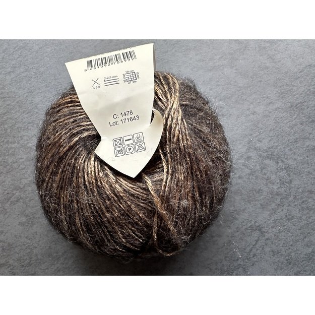 ROCK N ROLL- 9% merino wool, 21% acryli, 70% polyamide, 50gr/ 115m, Nr 13181