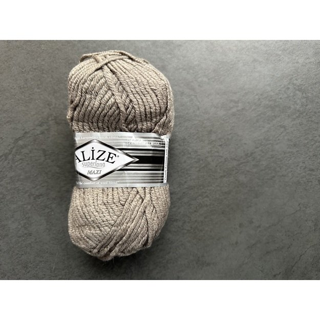 SUPERLANA MAXI Alize- 25% Wool , 75% Acrylic- 100 gr / 100 m, Nr 283