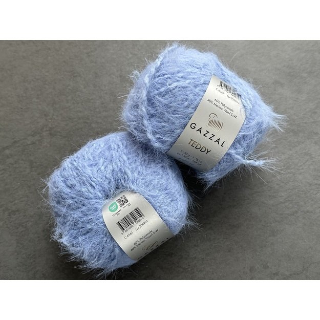 TEDDY Gazzal- 60% Polyamide, 40% Merino wool, 50gr/ 150m, Nr 6561