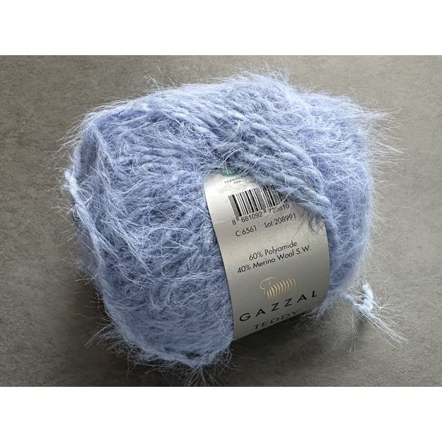 TEDDY Gazzal- 60% Polyamide, 40% Merino wool, 50gr/ 150m, Nr 6561