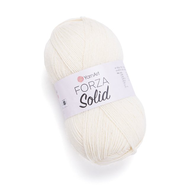 FORZA SOLID- 75% wool, 25% polyamide, 100gr/ 420m, Nr 4602