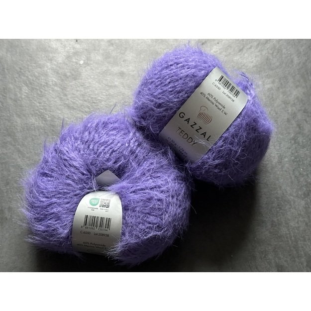 TEDDY Gazzal- 60% Polyamide, 40% Merino wool, 50gr/ 150m, Nr 6550