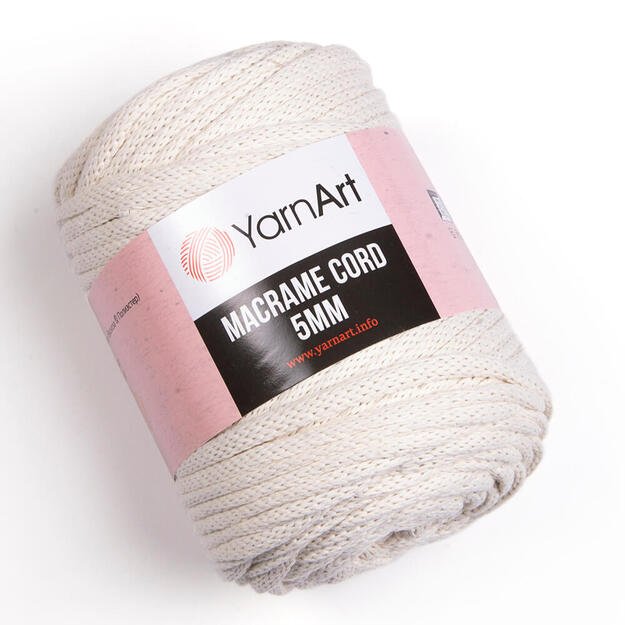 MACRAME Cord 5mm- 60% Cotton, 40% Viscose&Polyester, 500 gr/ 85 m, Nr 752