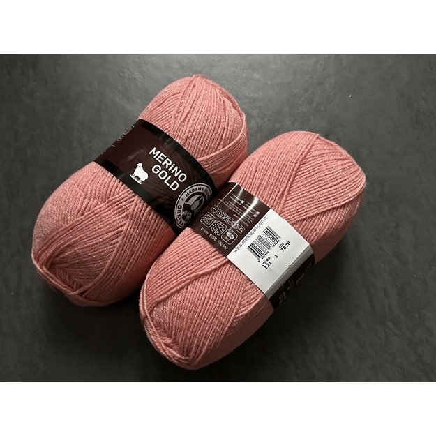 MERINO GOLD MT- 49% Wool, 51% acrylic, 100gr/ 400m, Nr 121