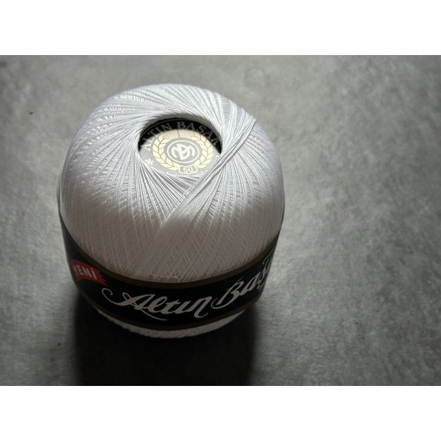 ALTIN BASAK KLASIK 30- 100% merserize cotton, 100gr/ 1015, Nr 50- balta