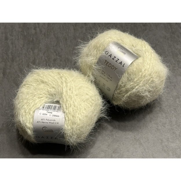 TEDDY Gazzal- 60% Polyamide, 40% Merino wool, 50gr/ 150m, Nr 6554