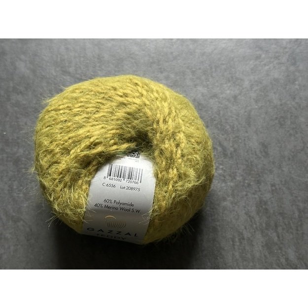 TEDDY Gazzal- 60% Polyamide, 40% Merino wool, 50gr/ 150m, Nr 6556