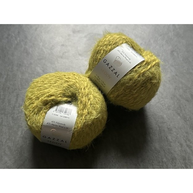 TEDDY Gazzal- 60% Polyamide, 40% Merino wool, 50gr/ 150m, Nr 6556