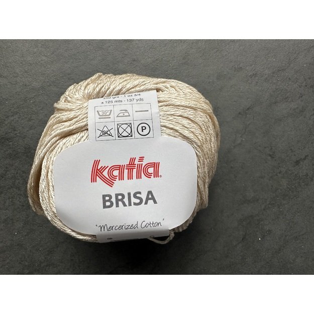BRISA- 60% mercerized Cotton, 40% viscose, 50gr/ 125m, Nr 28