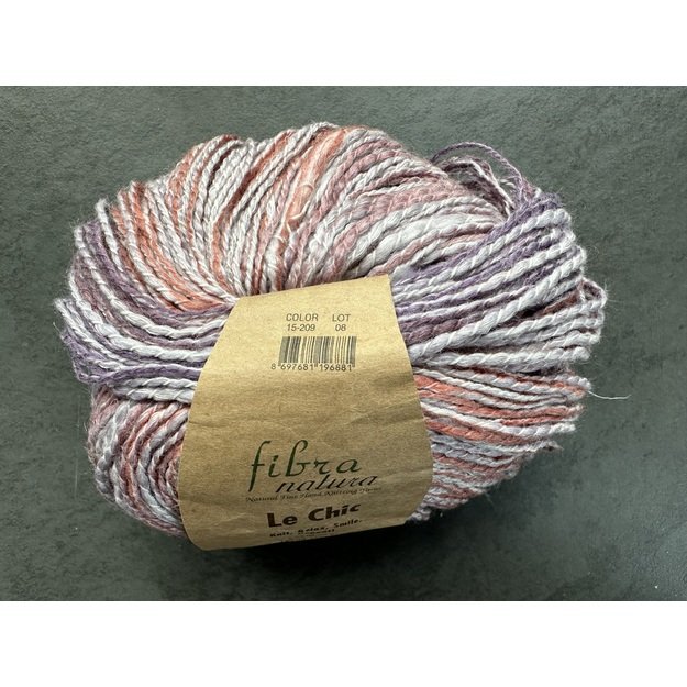 LE CHIC-36% Merino superwash, 28% Cotton, 18% Linen, 18% Bamboo, 50 gr/ 120 m, Nr 15-209 2