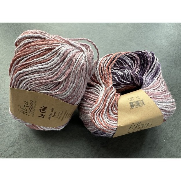 LE CHIC-36% Merino superwash, 28% Cotton, 18% Linen, 18% Bamboo, 50 gr/ 120 m, Nr 15-209 1