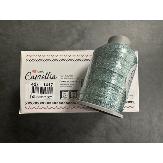 CAMELLIA - 91% polyester, 9%  metallic polyester, 50gr/450 m, Nr 427 4