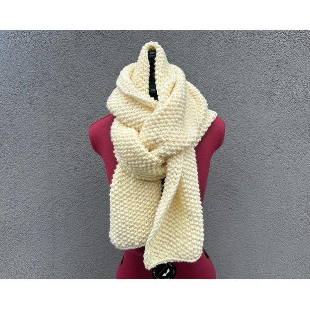 Šalikas- SUPERLANA-MAXI- pusvilnės , 25*200 cm