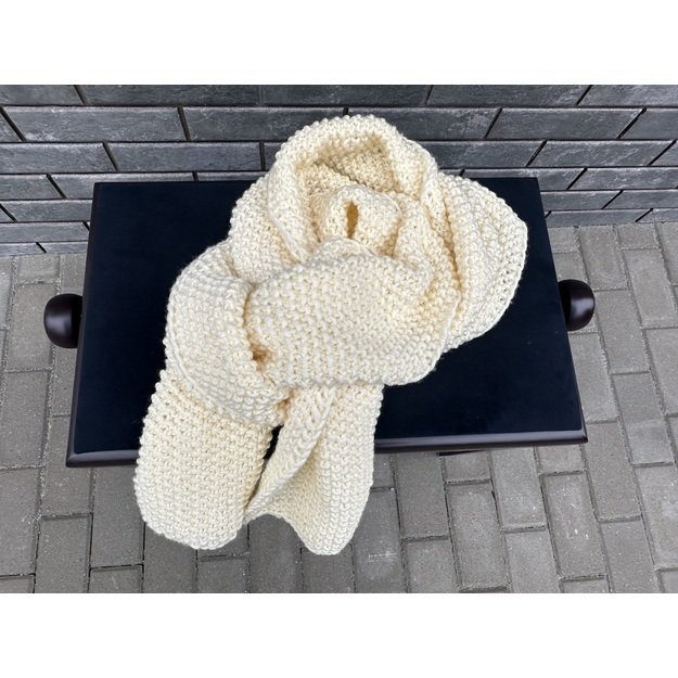 Šalikas- SUPERLANA-MAXI- pusvilnės , 25*200 cm 3