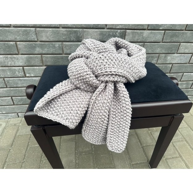 Šalikas- SUPERLANA-MAXI- pusvilnės , 25*200 cm 2