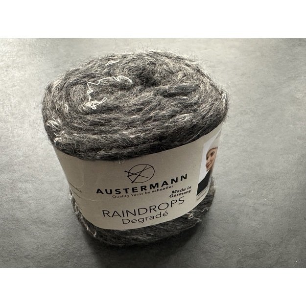 AUSERMANN Raindrops Degrade- 75% Wolle, 20% Polyamid, 5% Baumwolle, 50 gr/ 120 m, Nr 0002