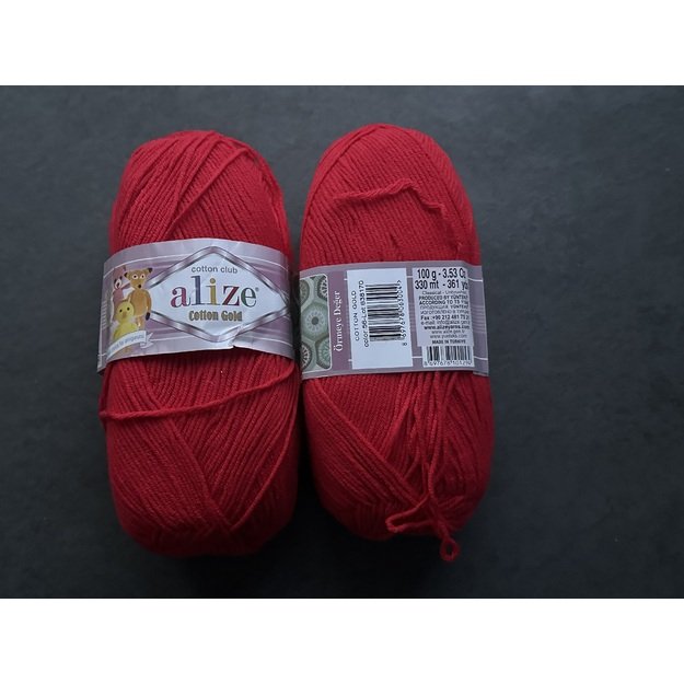 COTTON GOLD Alize- 55% Cotton, 45% Acrylic, 100gr/ 330m, Nr 56 5